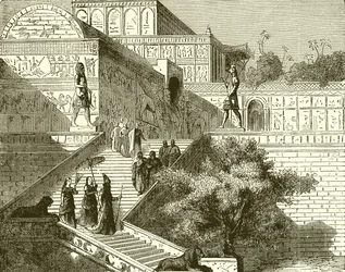 Approach to the Palace at Nineveh