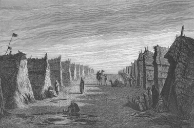 Arab village near Port Said