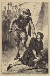 Arrest of Balthazar Gerard, the Assassin of William of Orange