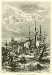 Arrival of Henry VIII in France