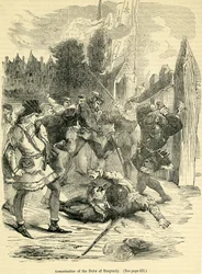 Assassination of the Duke of Burgundy, from Cassell