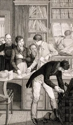At the Bank, c.1800