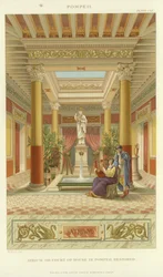 Atrium or Court of House in Pompeii