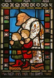 Attending Christ Blessing Children