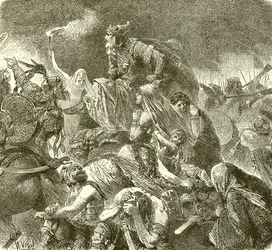 Attila at the Battle of Chalons