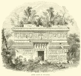 Aztec Ruin in Yucatan