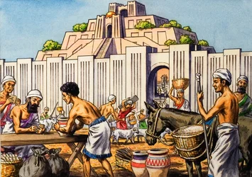 Aztec city of Tenochtitlan