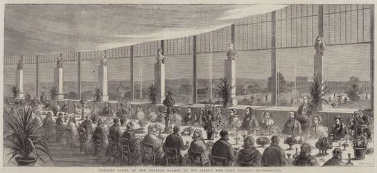 Banquet given at the Crystal Palace by Sir Joseph and Lady Paxton