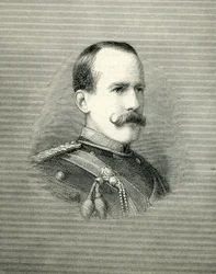 Baron Vernon, Seconder in the house of Lords, Illustration from The Graphic February, 1884