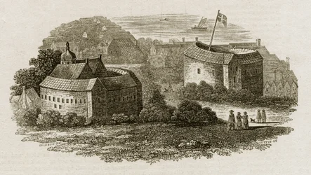 Bear Garden and Globe Theatre, Southwark, London, c.1600