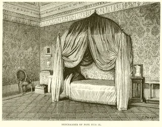 Bedchamber of Pope Pius IX