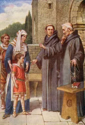 Bede Taken to the Monastery