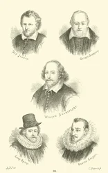 Ben Jonson, George Buchanan, William Shakespeare, Lord Bacon, Edmund Spenser