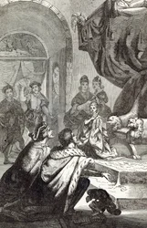 Betrothal of the French Princess to Richard II, illustration from 