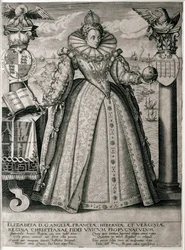 Book Frontispiece Celebrating Queen Elizabeth I