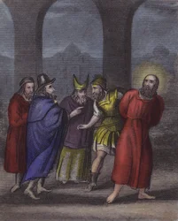 Bound and abused, our patient Lord they bear
