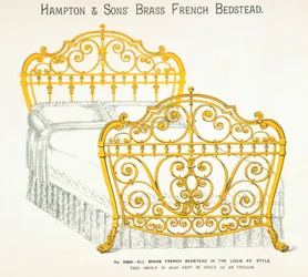 Brass French Bedstead