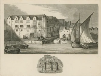 Bridewell Palace on the Banks of the River Thames