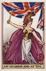 Britannia with Soldiers and Union Flag