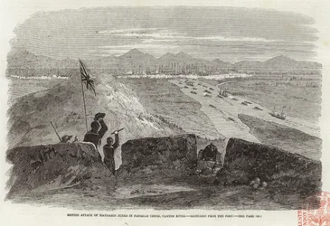 British Attack of Mandarin Junks on Fatsham Creek