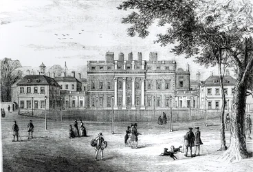Buckingham House in 1775, from 