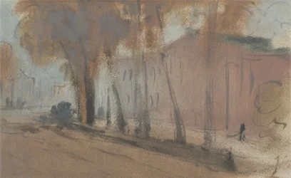 Building with Trees (Study for Chelsea Embankment)