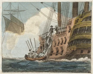 Buonaparte Surrenders to the English
