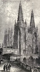 Burgos Cathedral, Burgos, Spain, from 