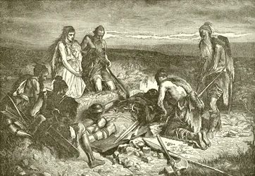 Burial of a Phoenician Chief on the American Coast