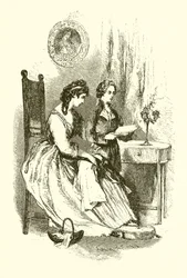 Burke Reading to His Mother