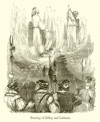 Burning of Ridley and Latimer