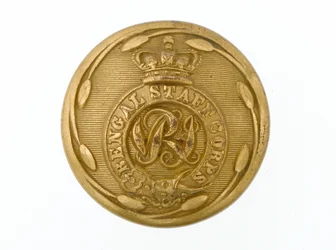 Button, Bengal Staff Corps, 1876-1891