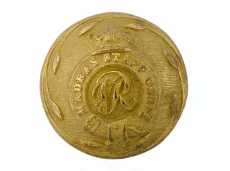 Button, Madras Staff Corps, 1861-1876