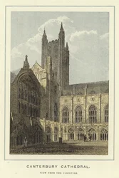 Canterbury Cathedral, View from the Cloisters