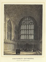 Canterbury Cathedral, View of the Chapter House