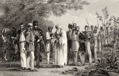 Capture of the King of Delhi by Captain Hodson, from 