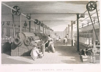 Carding, Drawings and Roving Textiles