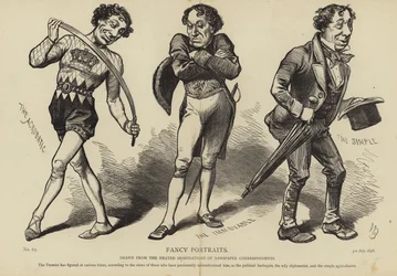Caricatures of Benjamin Disraeli