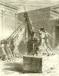 Casting Down the Statue of Diana at Ephesus