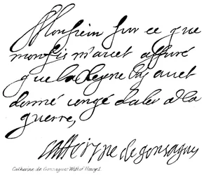 Catherine de Gonzagues, Wife of Henry I