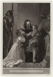 Charles I taking leave of his children