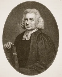 Charles Wesley, illustration from The Church of England: A History for the People by H.D.M. Spence-Jones
