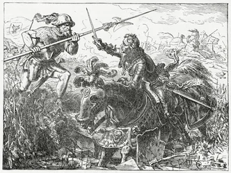 Charles the Bold, Duke of Burgundy, at the Battle of Nancy, 5th January, 1477, 1882