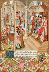 Charles the Bold seated on his Throne and attended by his Barons and Councillors, c.1880