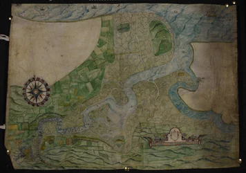 Chart of the course of the River Medway from Rochester to The Nore