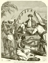 Cheyte Sing Rendering Homage to Warren Hastings