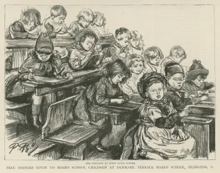 Children at Work After Dinner