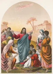 Christ Blessing Little Children