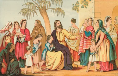 Christ blessing Little Children