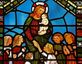 Christ Blessing Children